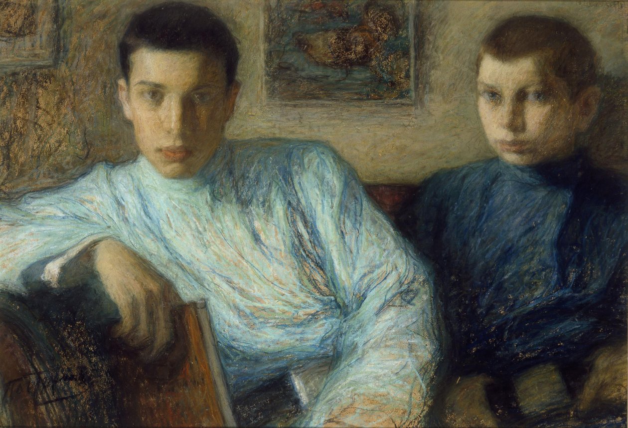 Portret Borysa i Aleksandra Pasternaków, 1905 autorstwa Leonid Osipovic Pasternak
