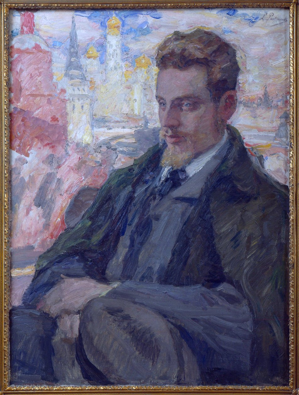Portret poety Rainera Marii Rilkego (1875-1926), autorstwa Pasternaka, Leonida Osipovicha (1862-1945). olej na płótnie autorstwa Leonid Osipovic Pasternak