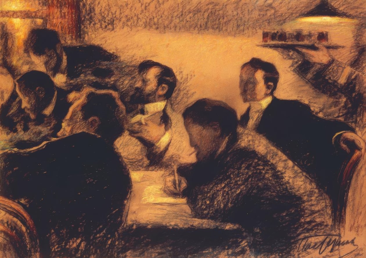 Zdjęcie grupowe autorstwa Leonid Osipovic Pasternak