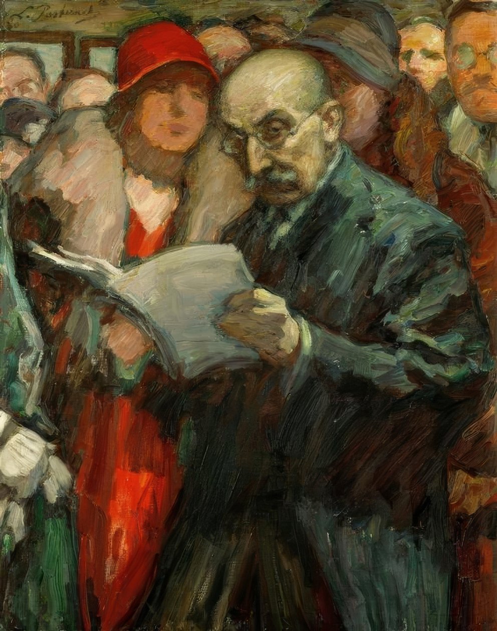 Max Liebermann, prezes Berlińskiej Akademii Sztuk autorstwa Leonid Osipovic Pasternak