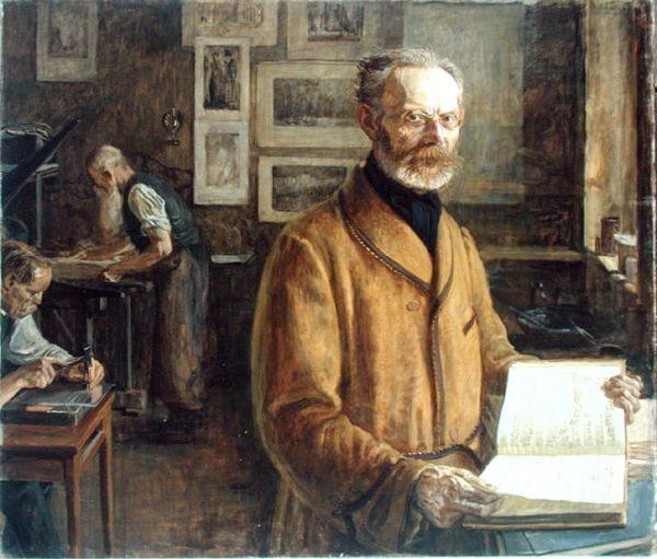 Fryderyk Chrysander (1826-1901), 1901 autorstwa Leopold Karl Walter von Kalckreuth
