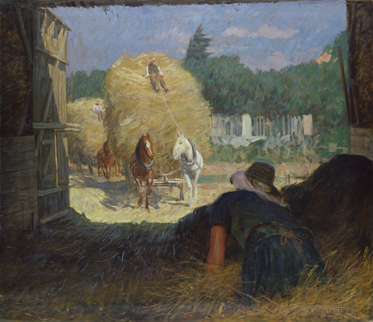 Czas żniw, 1900 autorstwa Leopold Karl Walter von Kalckreuth