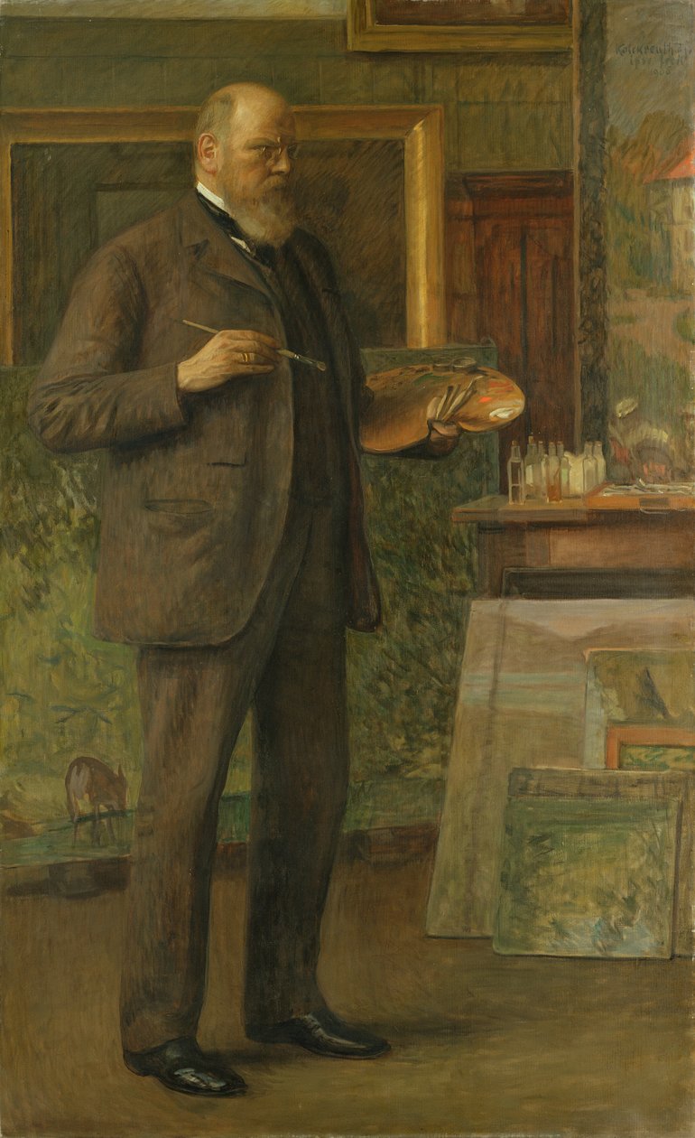 Autoportret, 1906 autorstwa Leopold Karl Walter von Kalckreuth