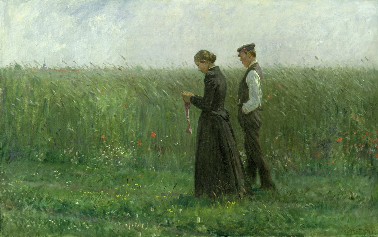 Niedzielne popołudnie, 1893 autorstwa Leopold Karl Walter von Kalckreuth
