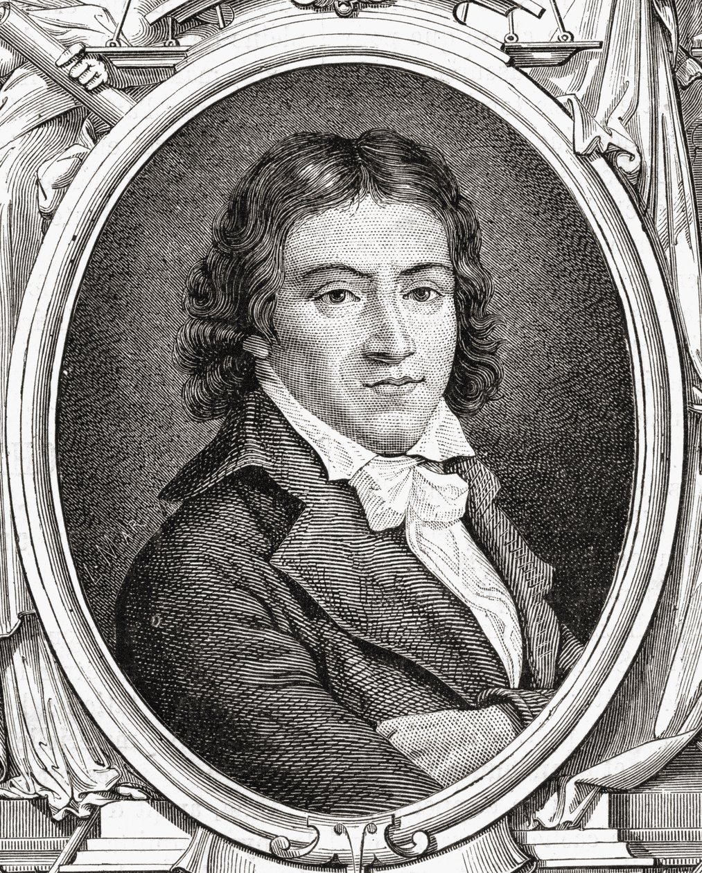 Portret Camille Desmoulins (1760-94) autorstwa Leopold Mar