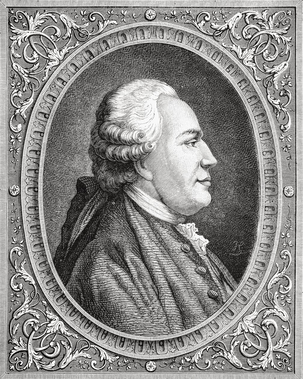 Portret Franza Antona Mesmera (1734-1815) niemieckiego lekarza autorstwa Leopold Mar