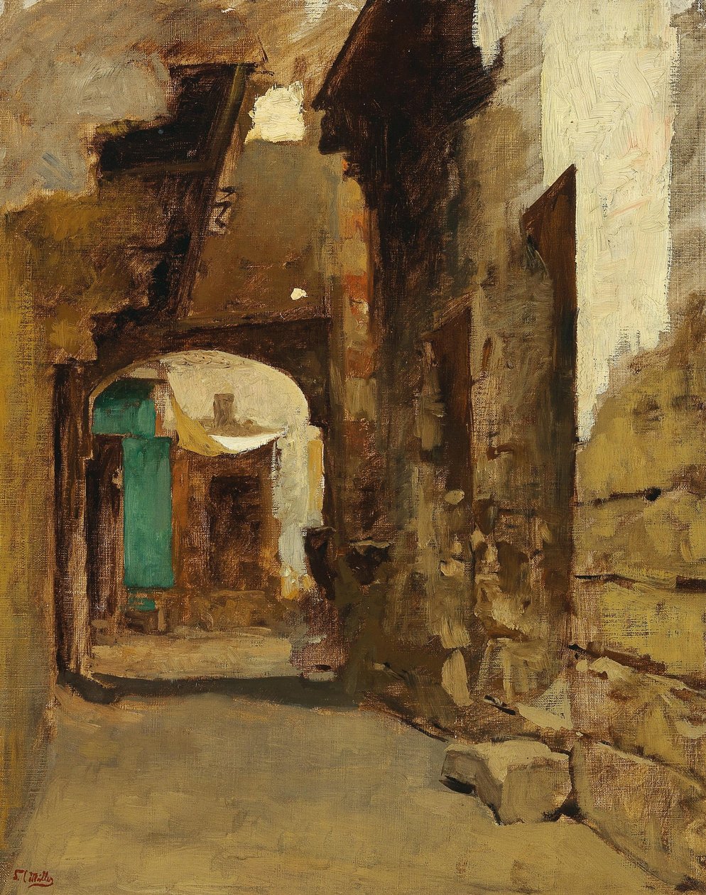 Orientalna Ulica autorstwa Leopold Muller