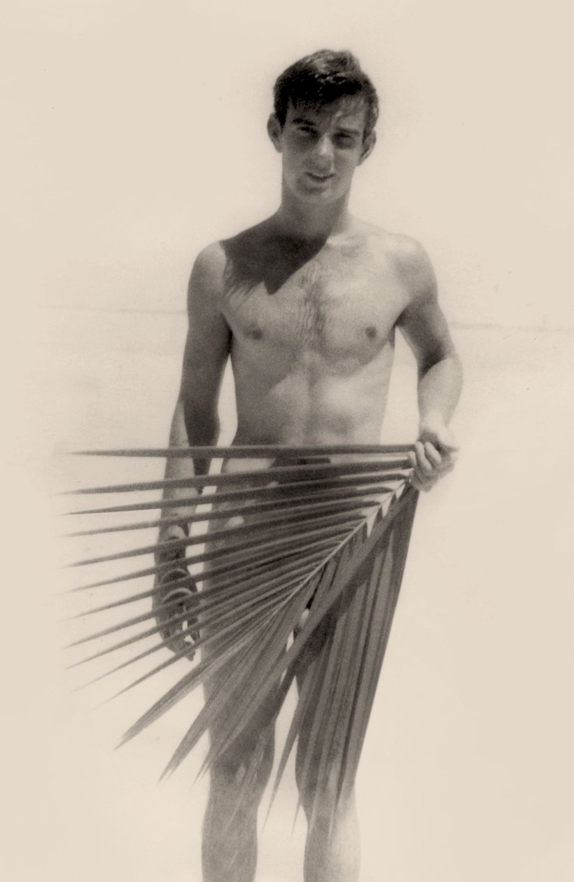 Amerykański żołnierz na plaży Los Black, Wyspy Admiralicji, Nowa Gwinea. 1944 (zdjęcie) autorstwa Leopold Blonder