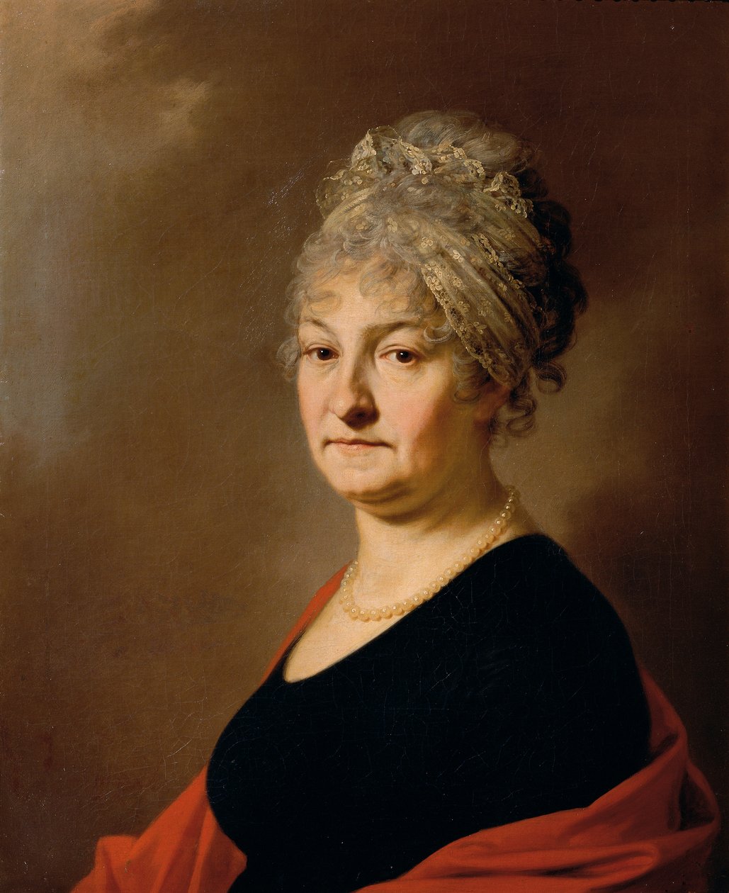 Popiersie baronowej Schlassnig, ur. słupy autorstwa Leopold Blonder