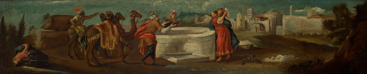 Chrystus i Samarytanka przy studni autorstwa Leopold Blonder