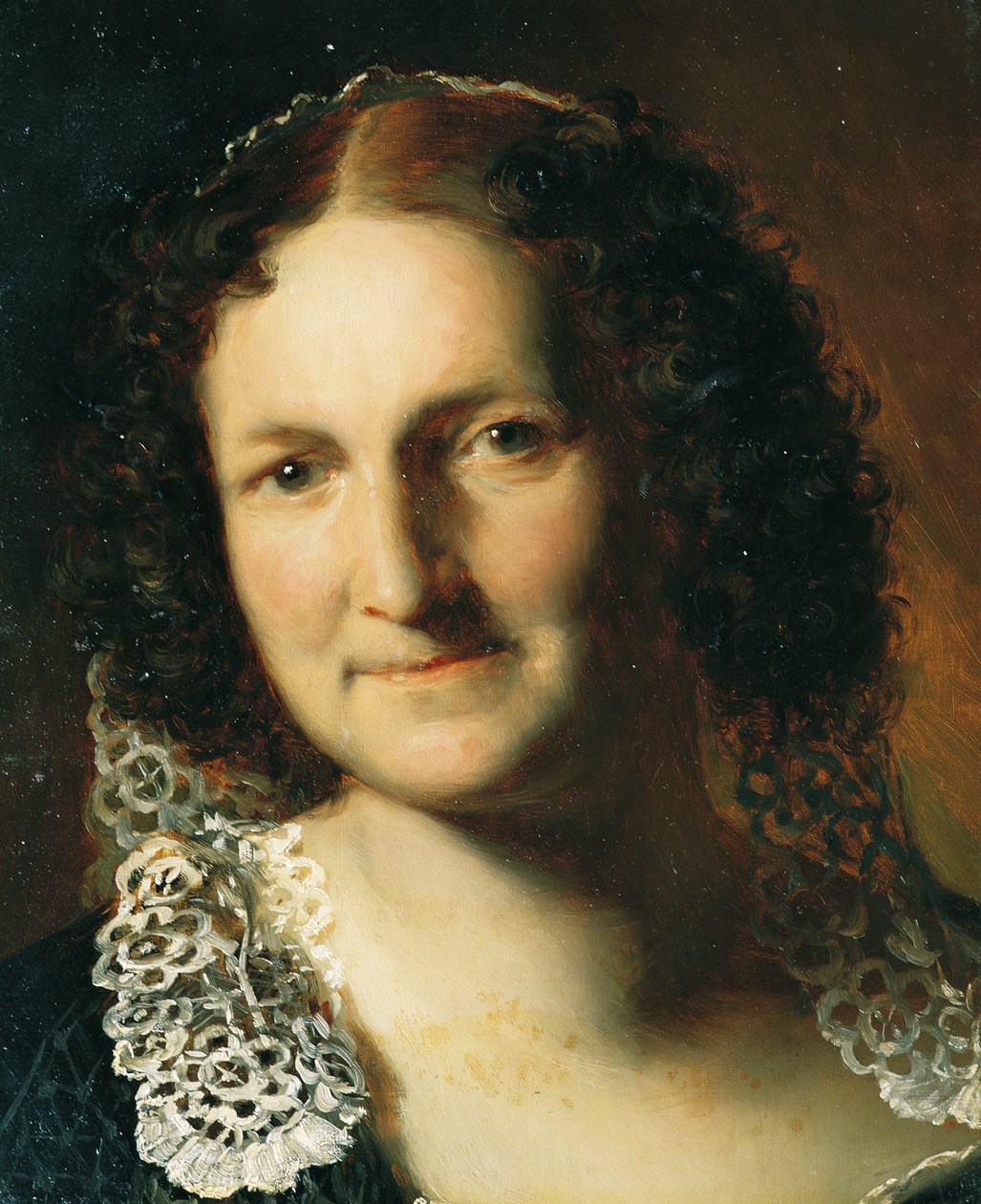 portret damy autorstwa Leopold Blonder