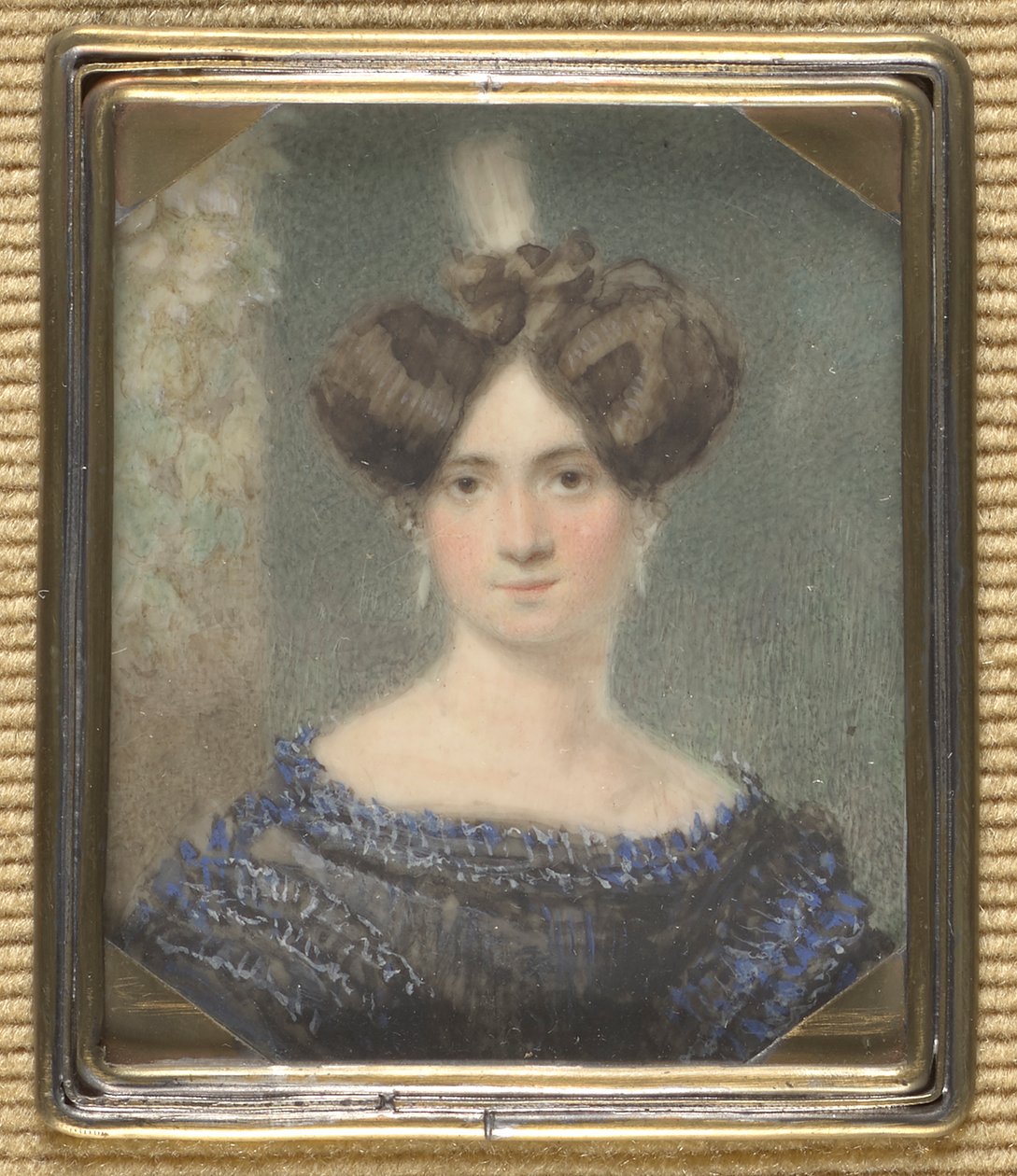 ladyportret autorstwa Leopold Blonder
