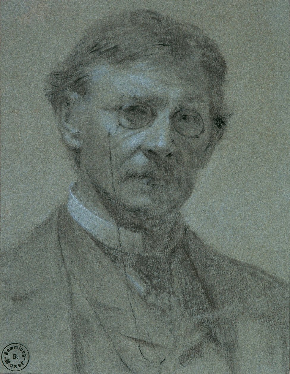autoportret autorstwa Leopold Carl Muller