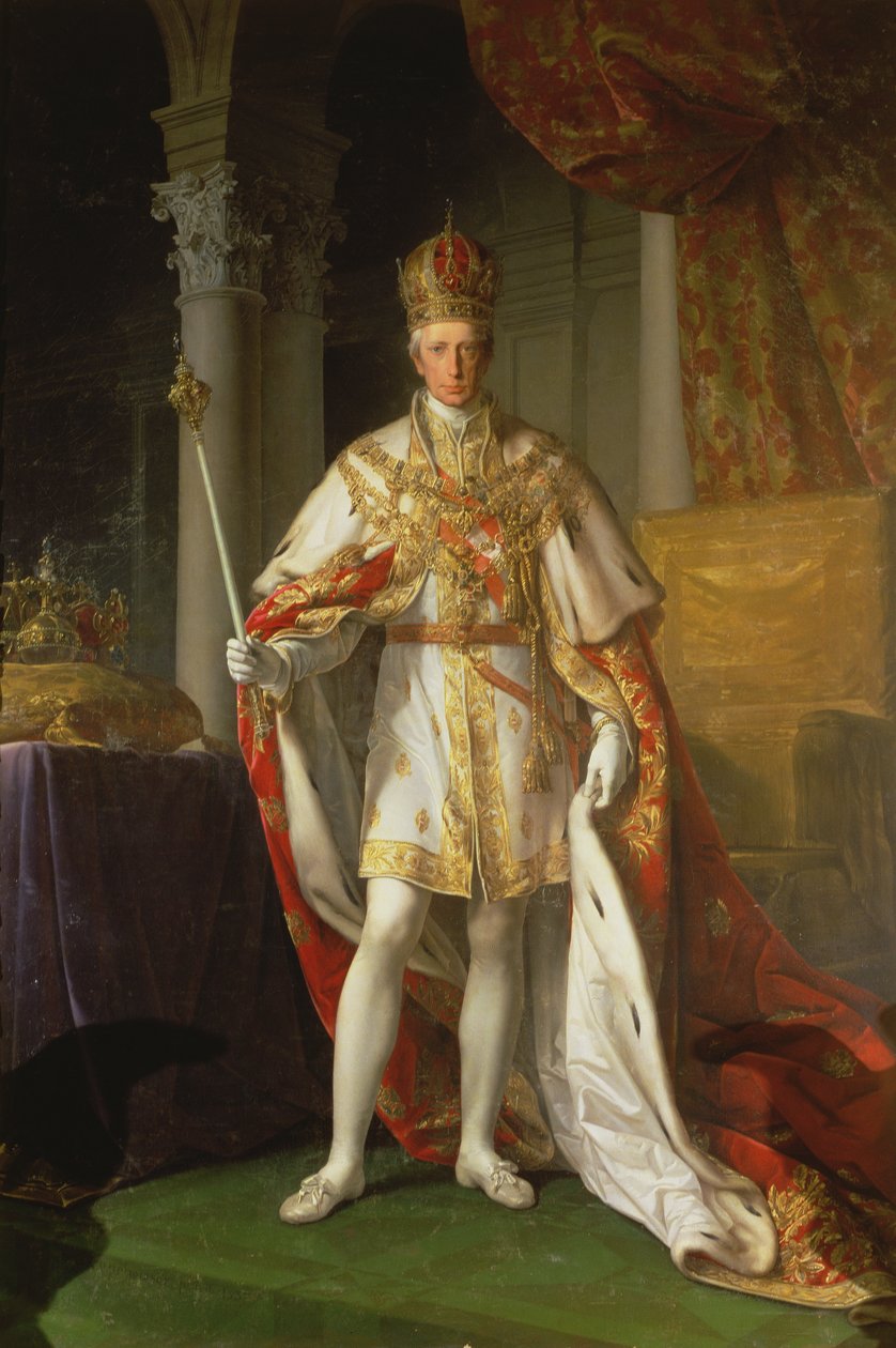 Cesarz Austrii Franciszek II (1768-1835) autorstwa Leopold Kupelwieser
