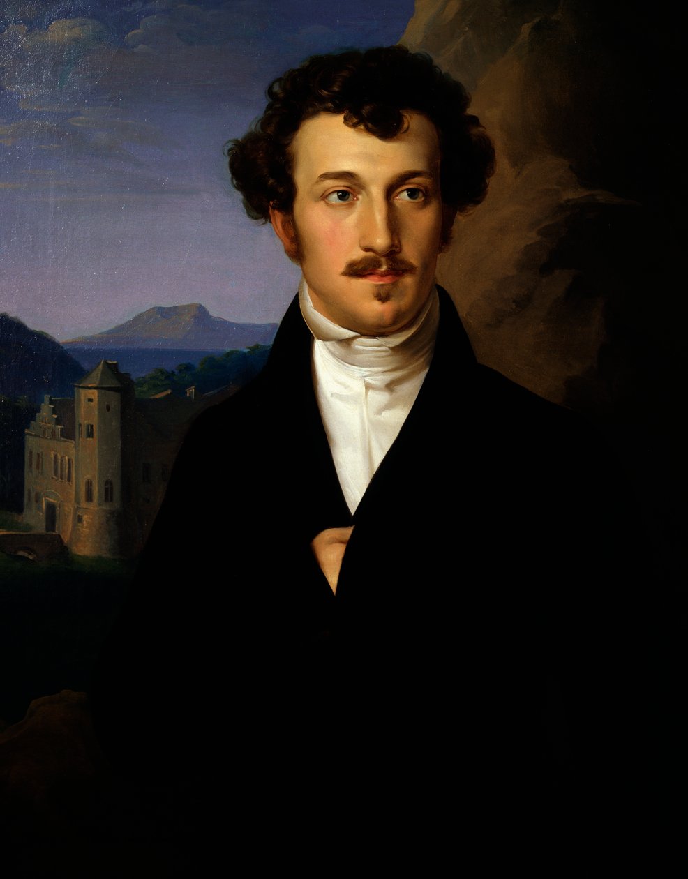 Portret Franza von Schobera (Torup autorstwa Leopold Kupelwieser