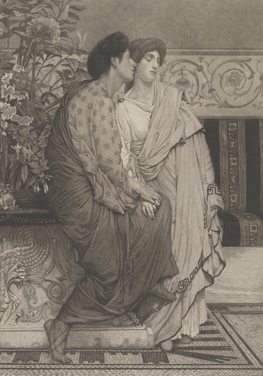 Pierwszy Szept Miłości, 1876. autorstwa Leopold Lowenstam