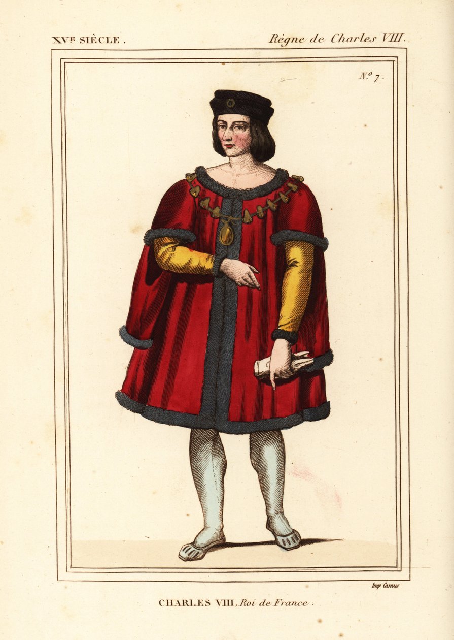 Król Francji Karol VIII, Przystojny autorstwa Leopold Massard