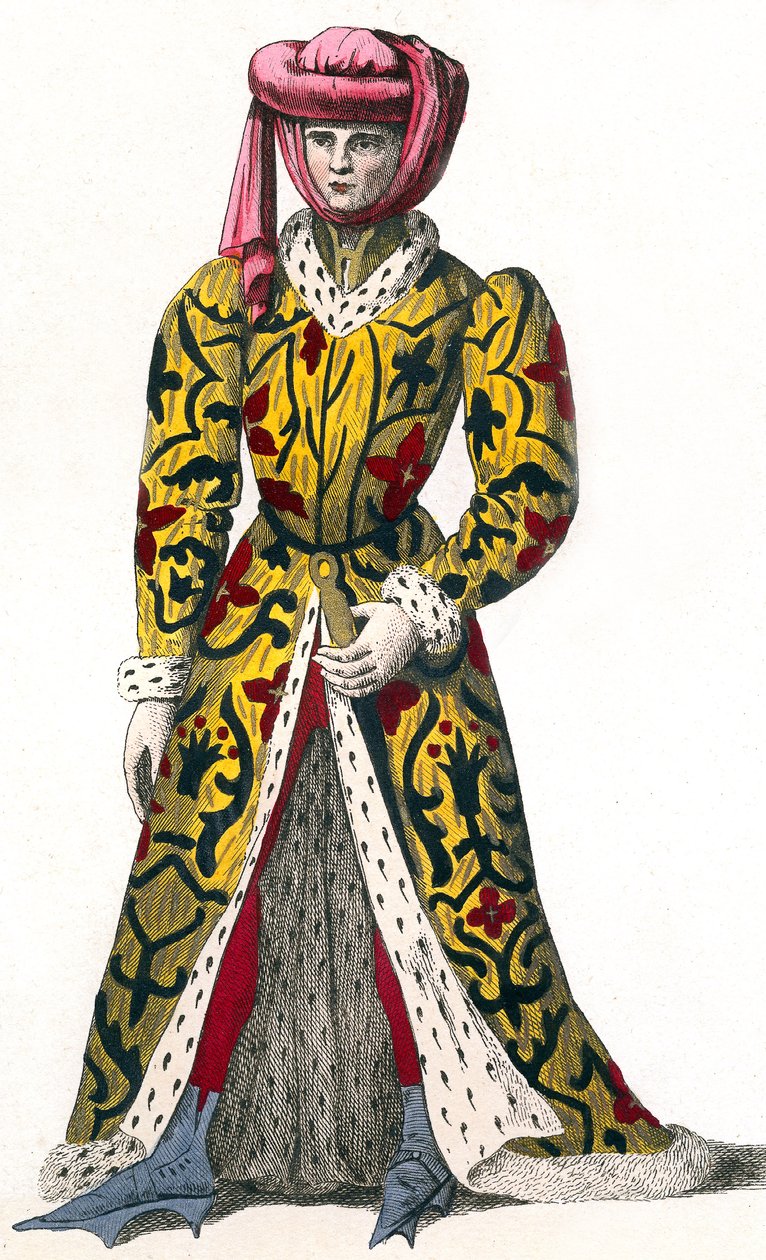 Louis De La Tremoille, hrabia Joigny, za panowania Karola VII autorstwa Leopold Massard