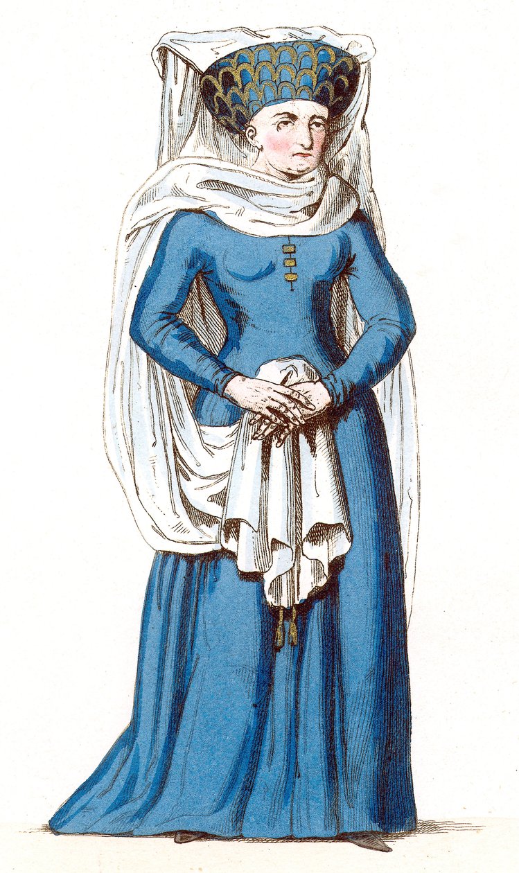 Marguerite de Comminges, żona Arnauda II, pana Durfort autorstwa Leopold Massard