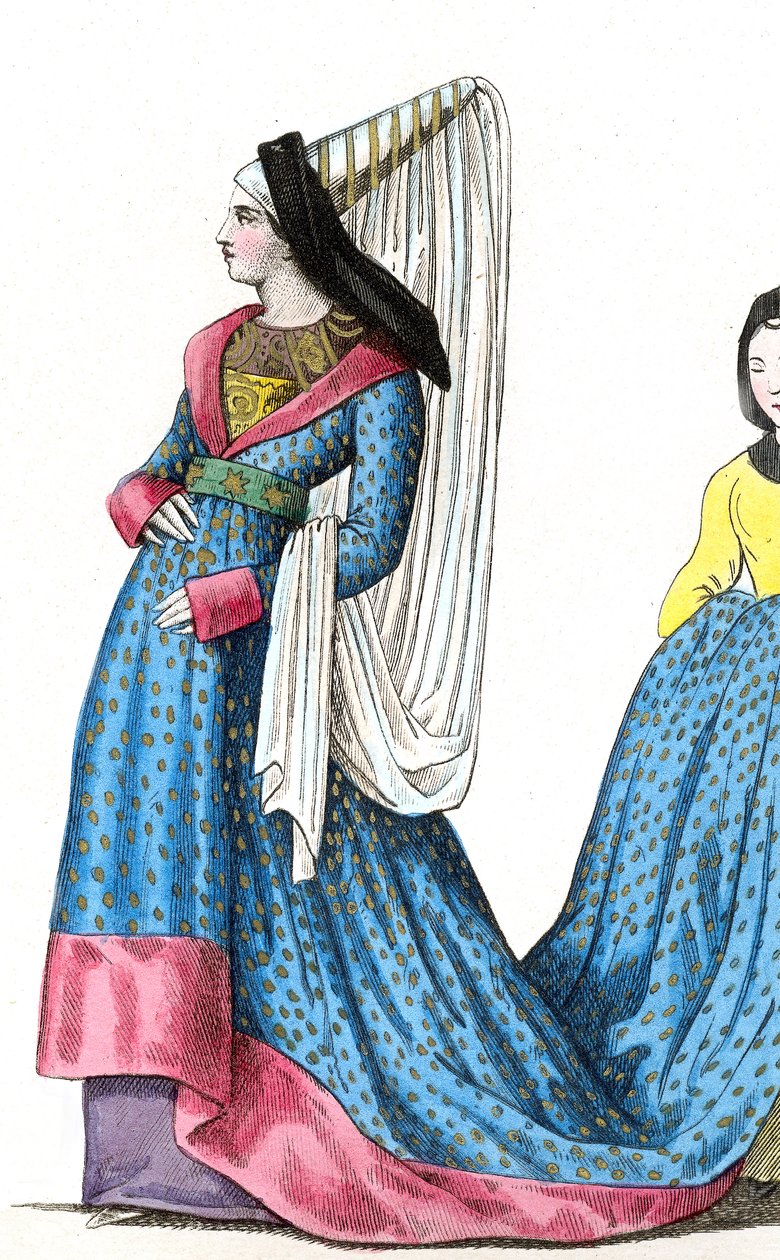 Małgorzata Szkocka, córka króla Jakuba I autorstwa Leopold Massard