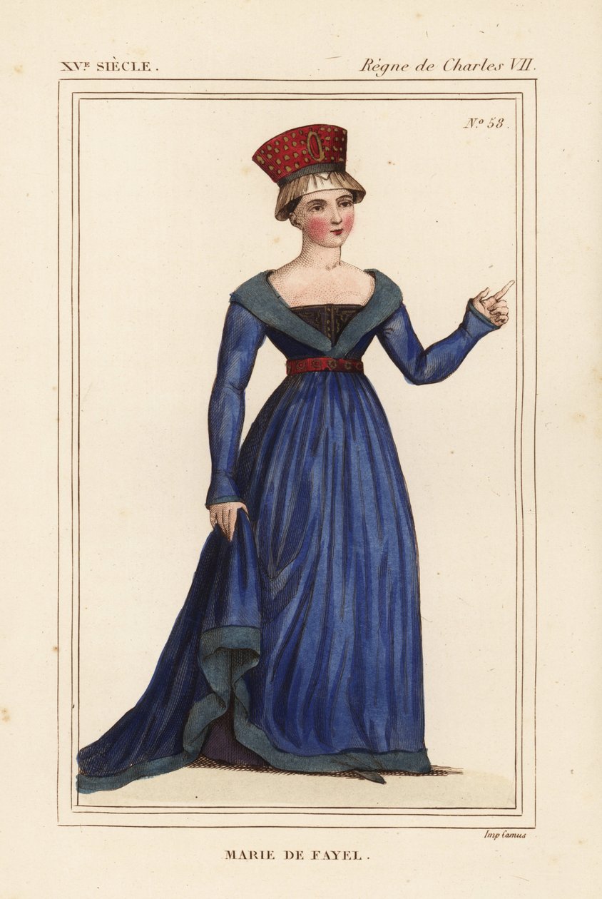 Marie de Fayel, hrabina Dammartin, żona Renauda de Nanteuil, seigneur d