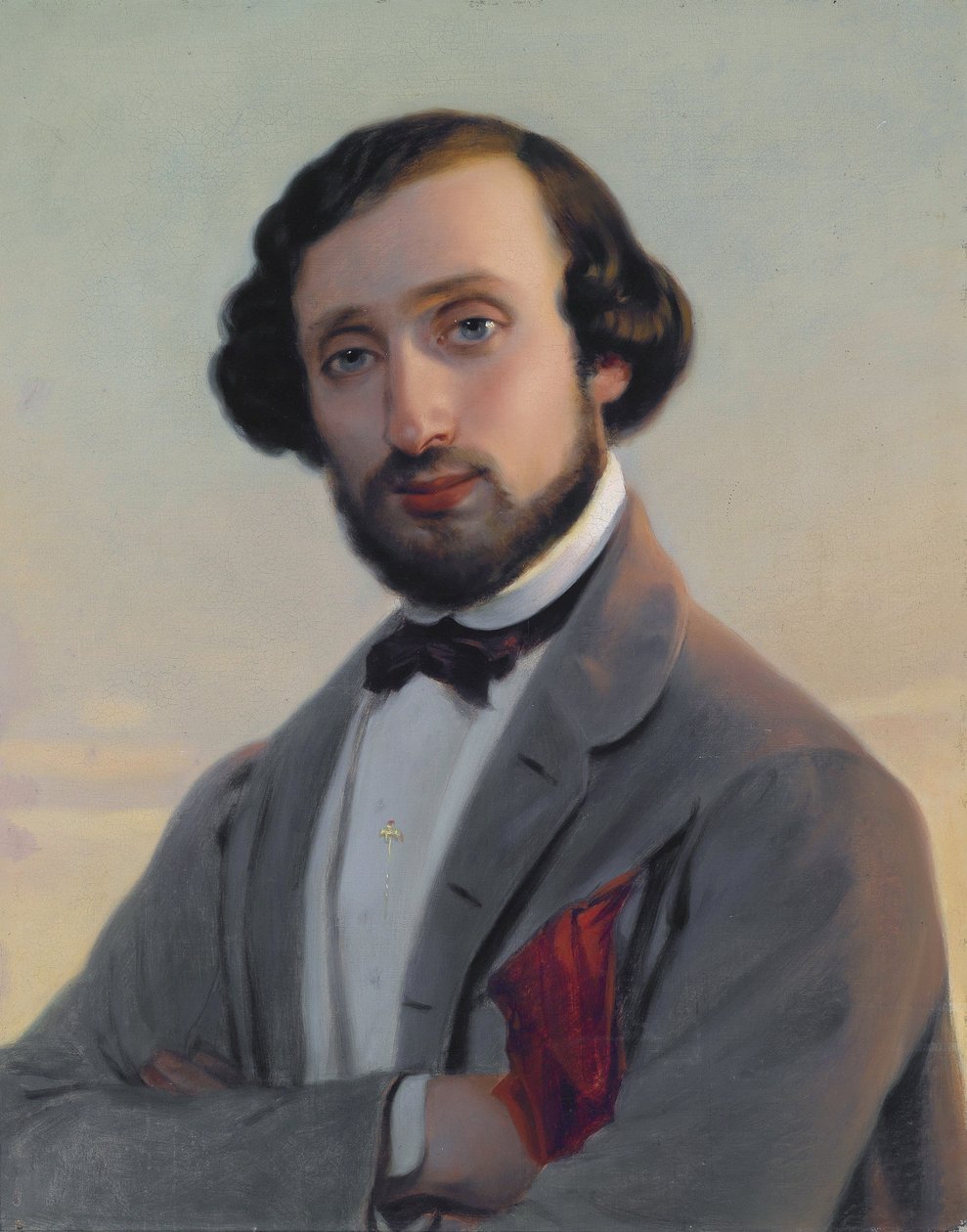 Portret Ludwiga Augusta Frankla von Hochwart (1810-1894) autorstwa Leopold Pollak