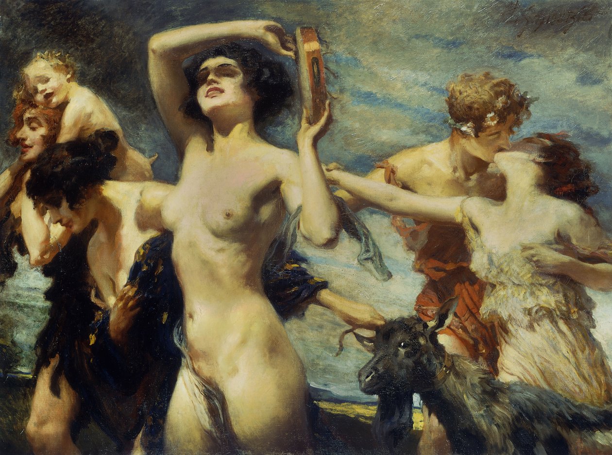 Bachanalia autorstwa Leopold Schmutzler