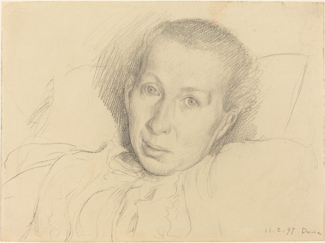 Siostra Artysty Marie von Kalckreuth autorstwa Leopold von Kalckreuth