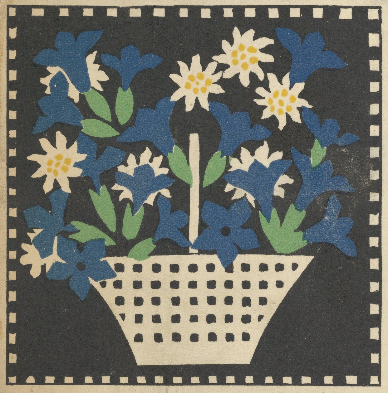 Kosz kwiatów, 1907. autorstwa Leopoldine Kolbe