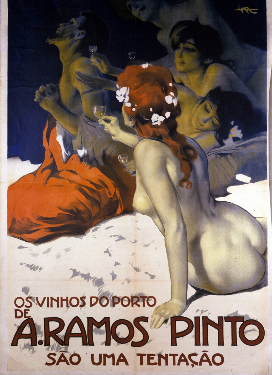 Reklama win portugalskich. Plakat Leopoldo Metlicovitz, ca. 1915. autorstwa Leopoldo Metlicovitz