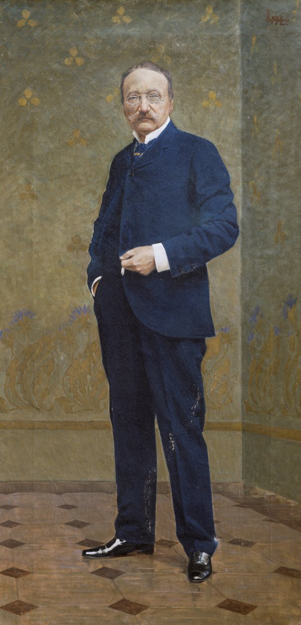Portret Arrigo Boito (olej na płótnie) autorstwa Leopoldo Metlicovitz