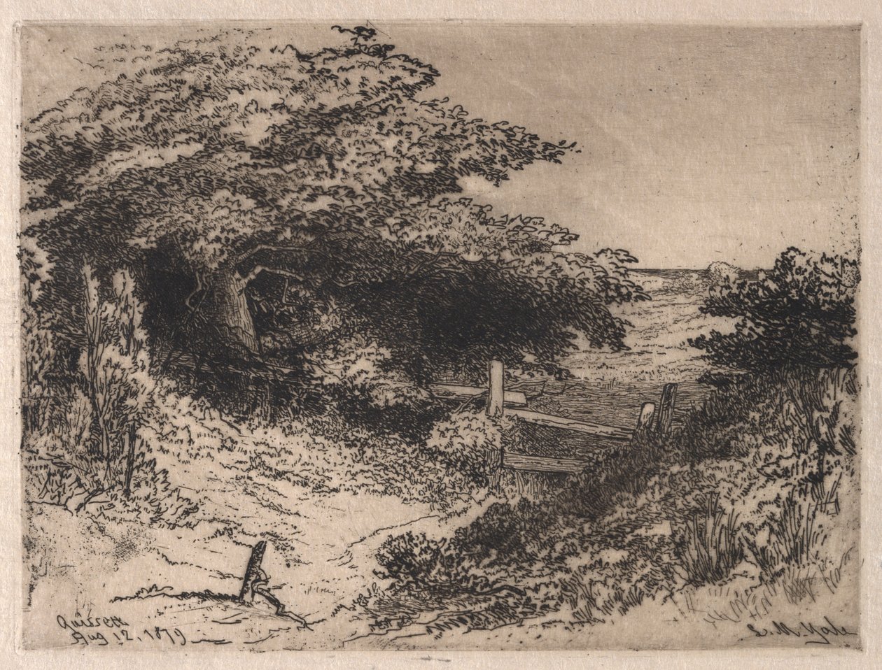 Quissett, Hrabstwo Barnstable, Massachusetts, 1879. autorstwa Leroy Milton Yale
