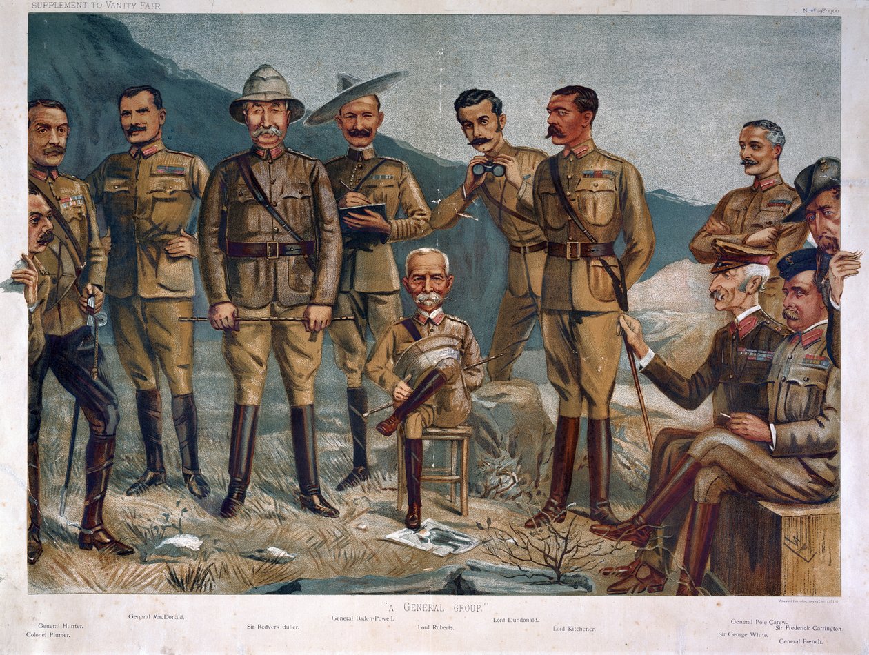 A General Group, opublikowane przez "Vanity Fair" 1900 (chromolit) autorstwa Leslie Matthew Ward