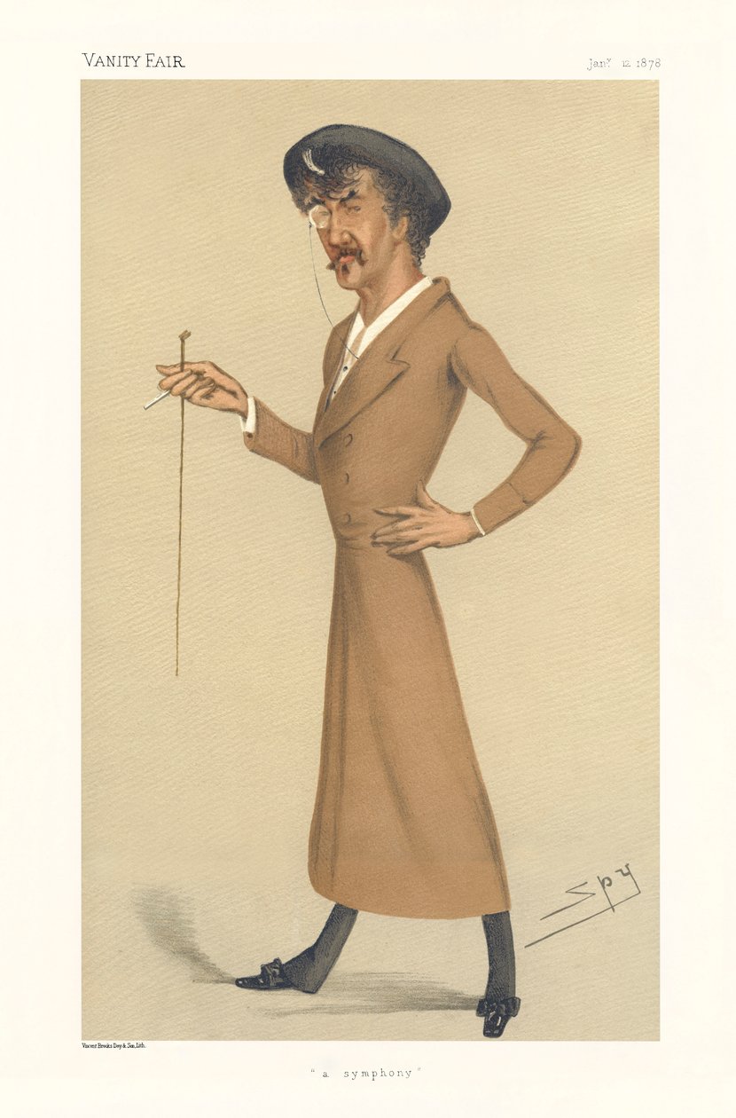 Jamesa Abbotta McNeilla Whistlera autorstwa Leslie Matthew (1851 1922) Ward