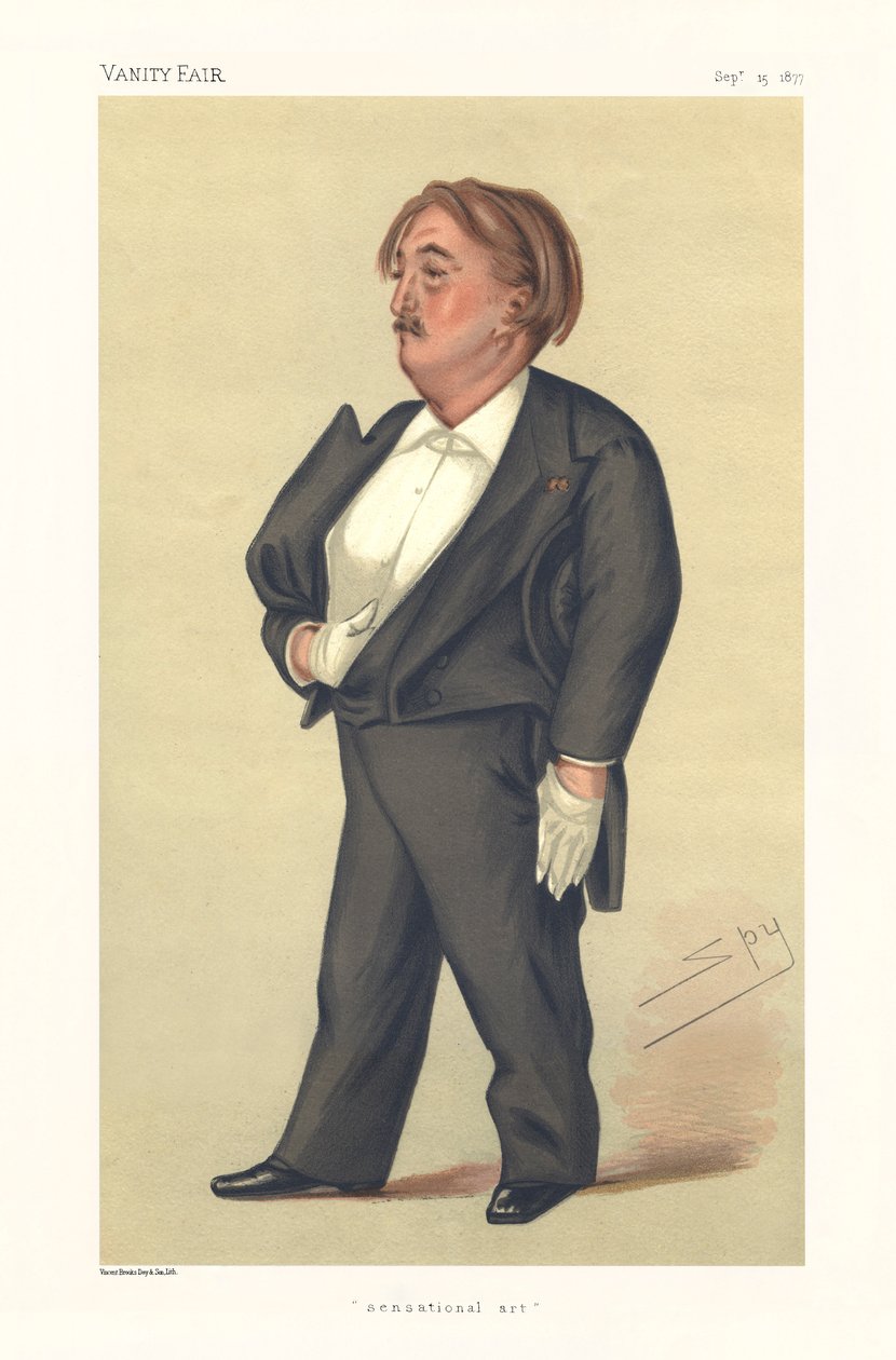 Paul Gustave Doré – portret autorstwa Leslie Matthew (1851 1922) Ward