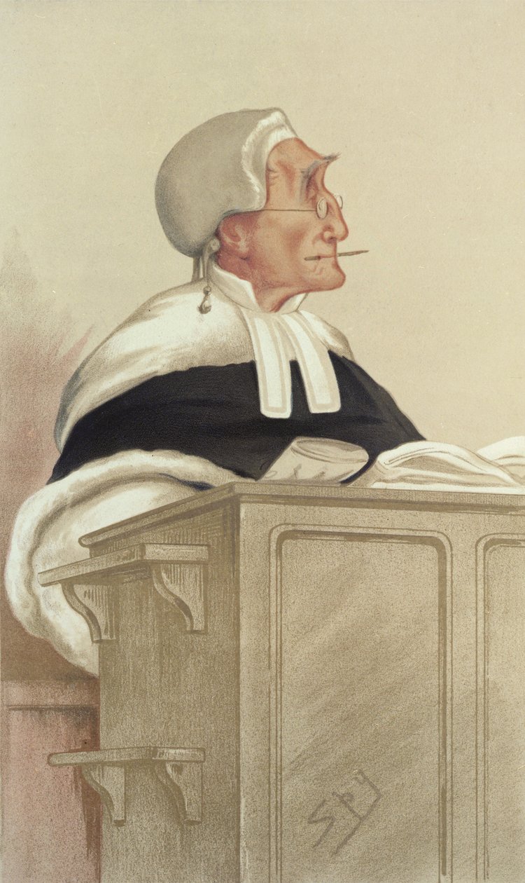 Szanowny Sir Anthony Cleasby autorstwa Leslie Matthew Ward