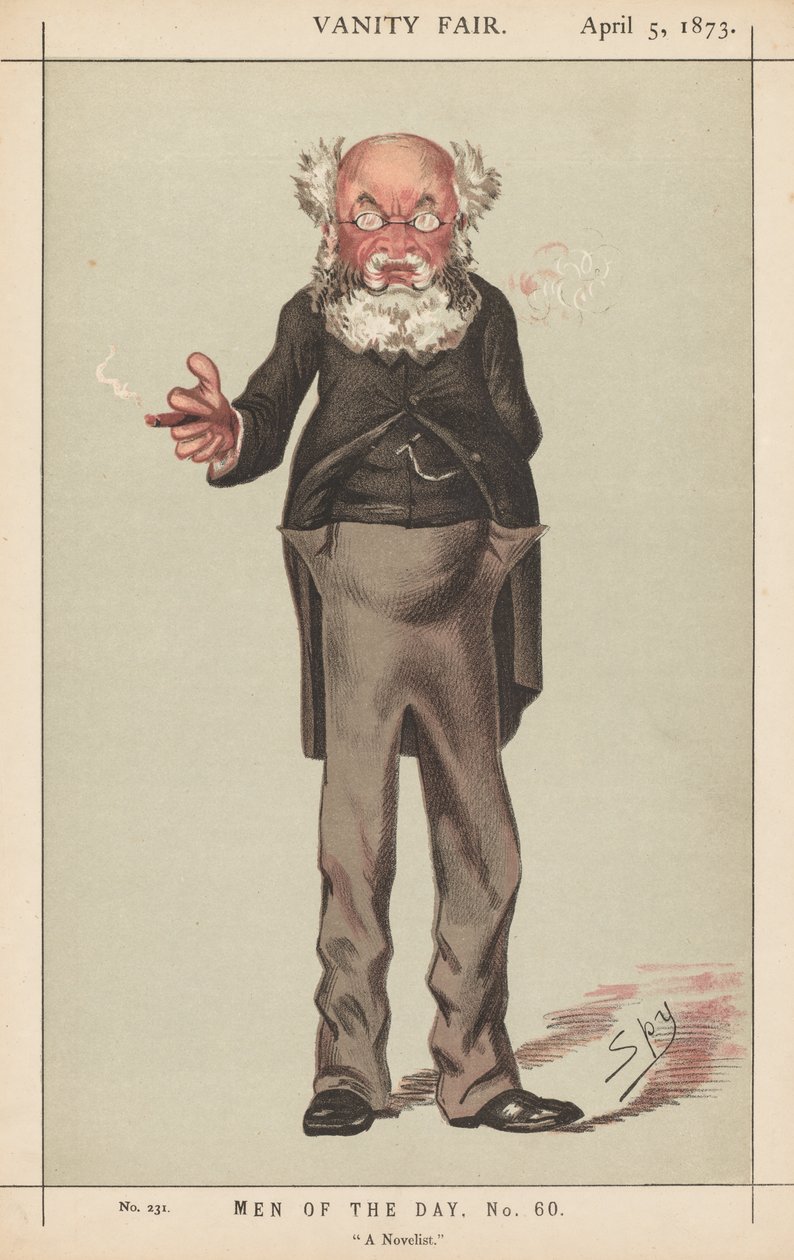 Vanity Fair: Men of the Day, nr 60, „Powieściopisarz” autorstwa Leslie Matthew (Spy) Ward