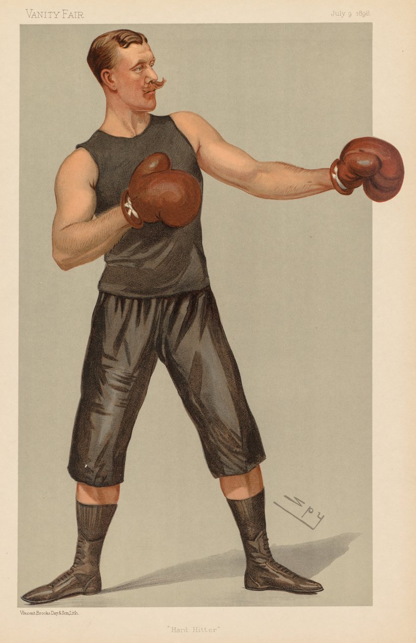 Targi próżności: Twardy cios, 1896. autorstwa Leslie Matthew