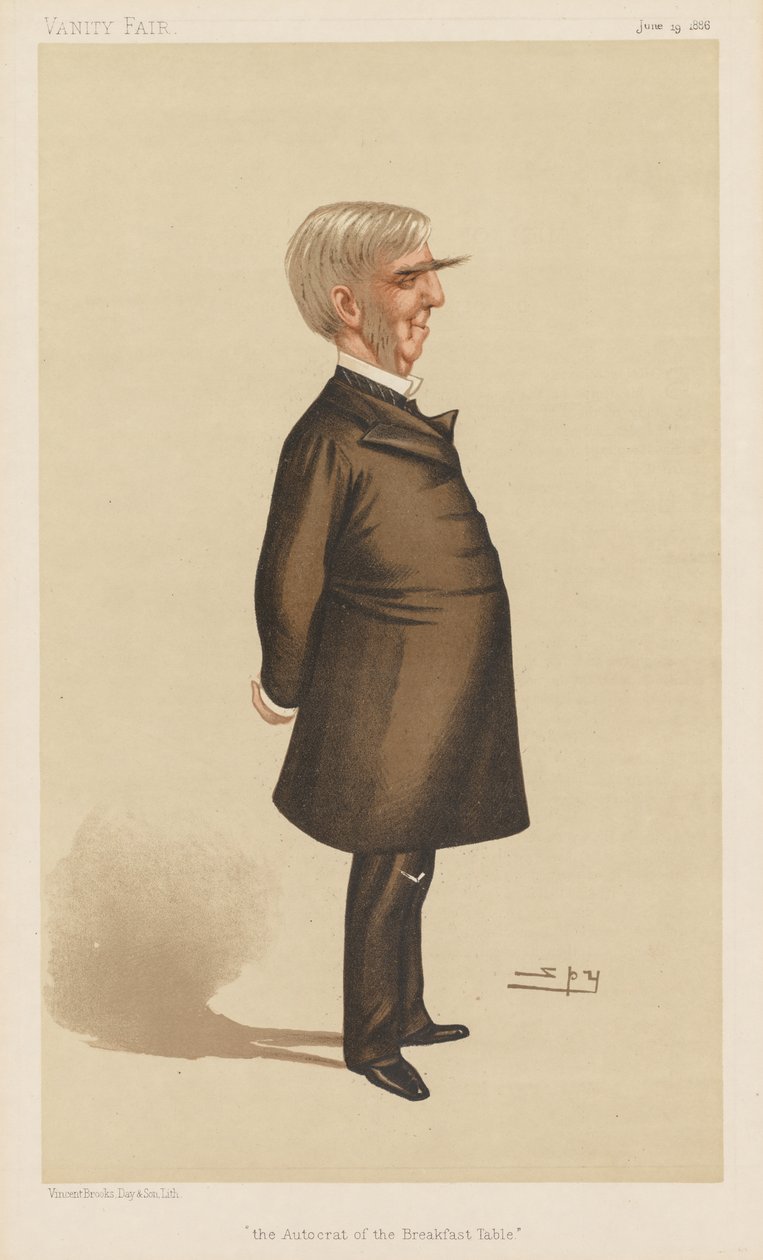 Vanity Fair: Autokrata stołu śniadaniowego, 1886. autorstwa Leslie Matthew