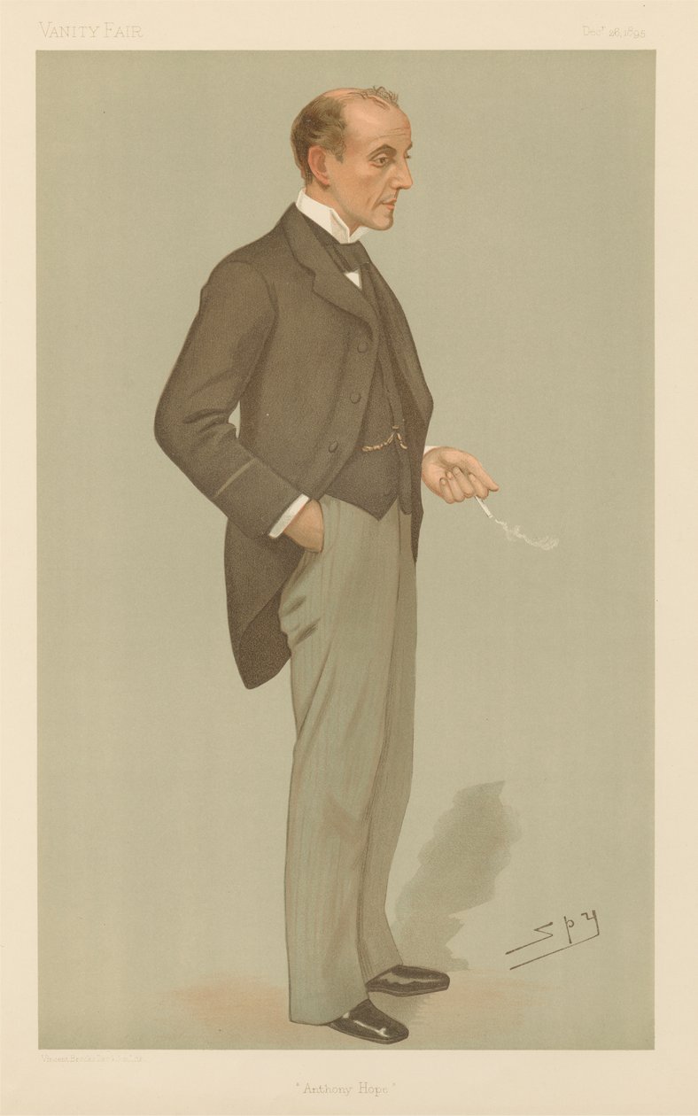 Anthony Hope, Anthony Hope Hawkins (seria Vanity Fair) autorstwa Leslie Matthew Spy Ward