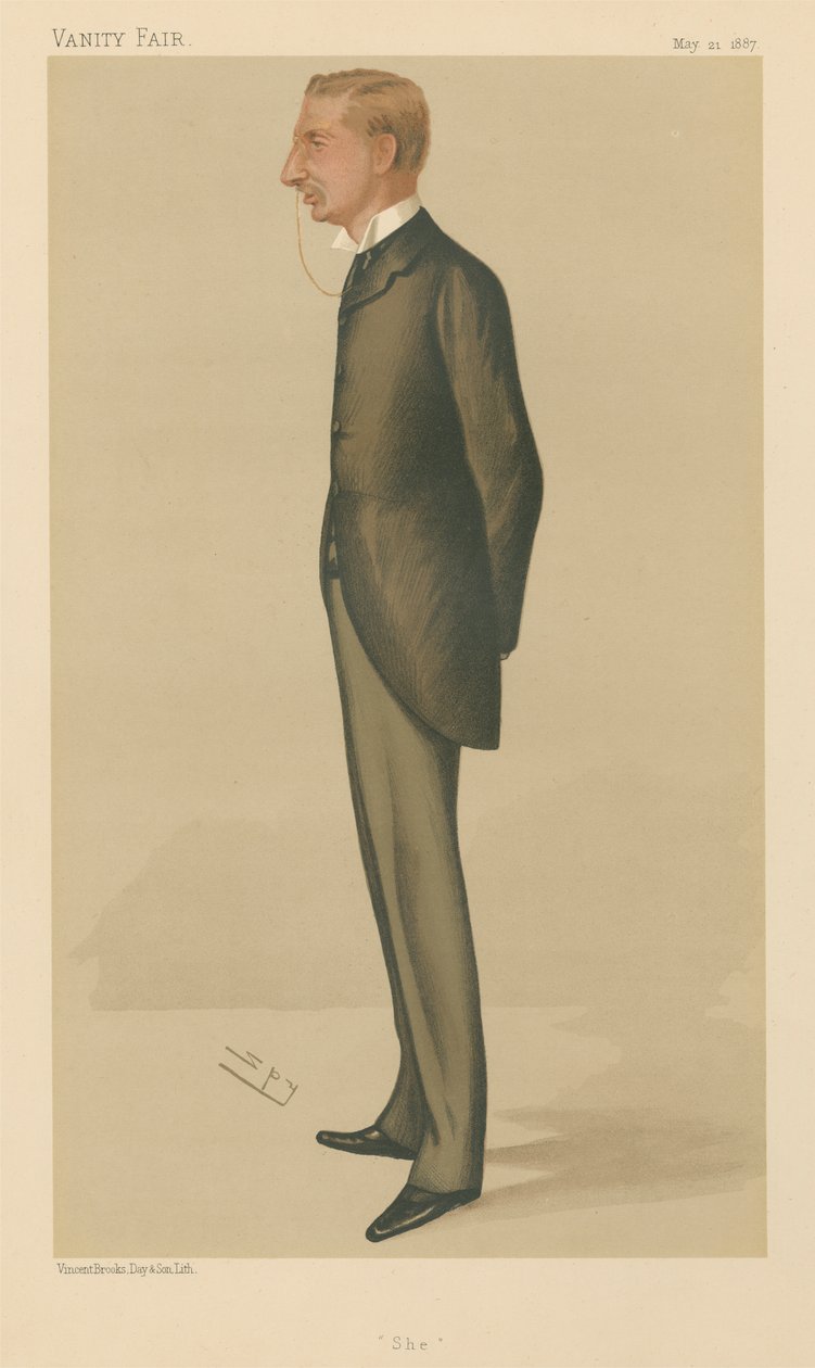 Ona, Henry Rider Haggard (seria Vanity Fair) autorstwa Leslie Matthew Spy Ward