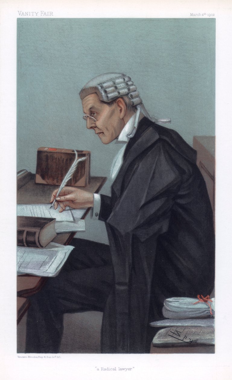 Radykalny prawnik, 1902 autorstwa Leslie Matthew Ward
