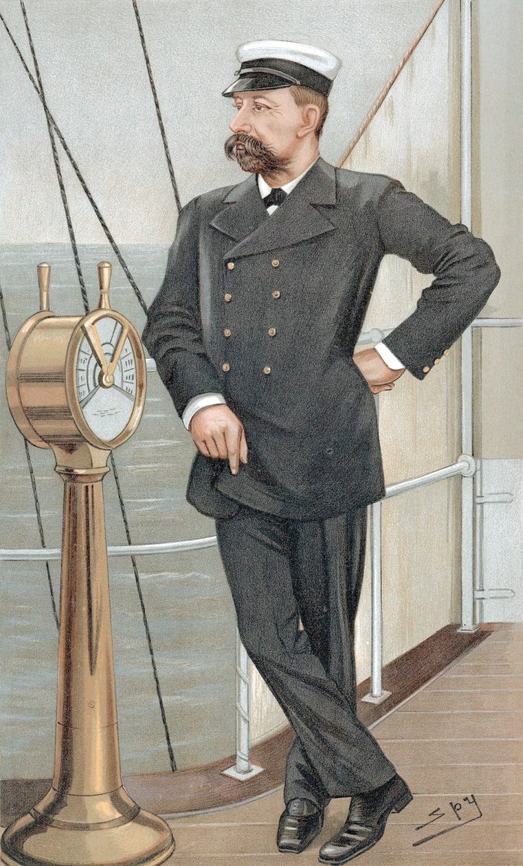 Albert I, książę Monako 1848-1922, oceanograf amator, 1900 autorstwa Leslie Matthew Ward