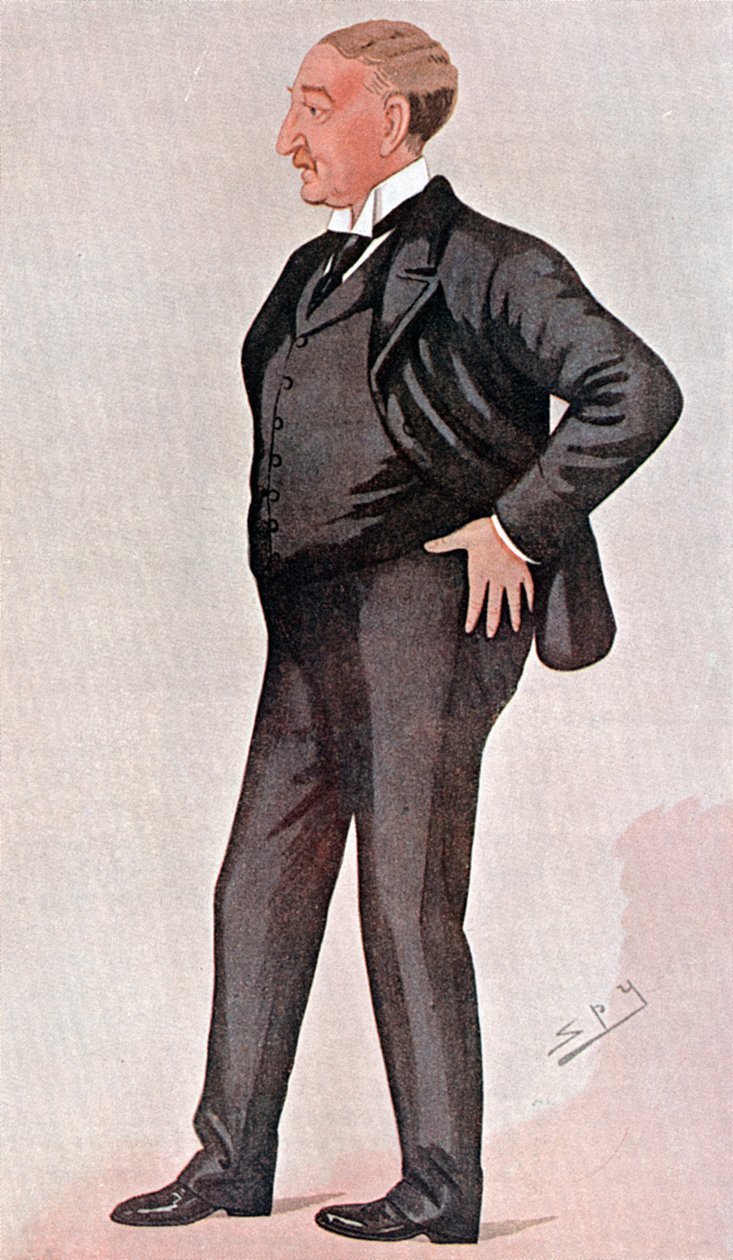 Cecil Rhodes, urodzony w Wielkiej Brytanii RPA, finansista, mąż stanu i budowniczy imperium, 1891 autorstwa Leslie Matthew Ward