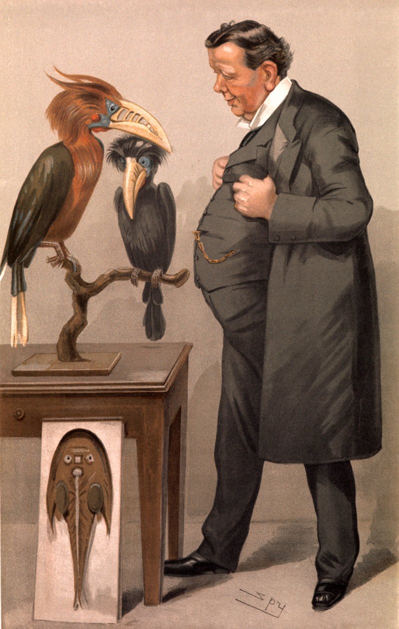 Edwin Ray Lankester, brytyjski zoolog, 1905 autorstwa Leslie Matthew Ward