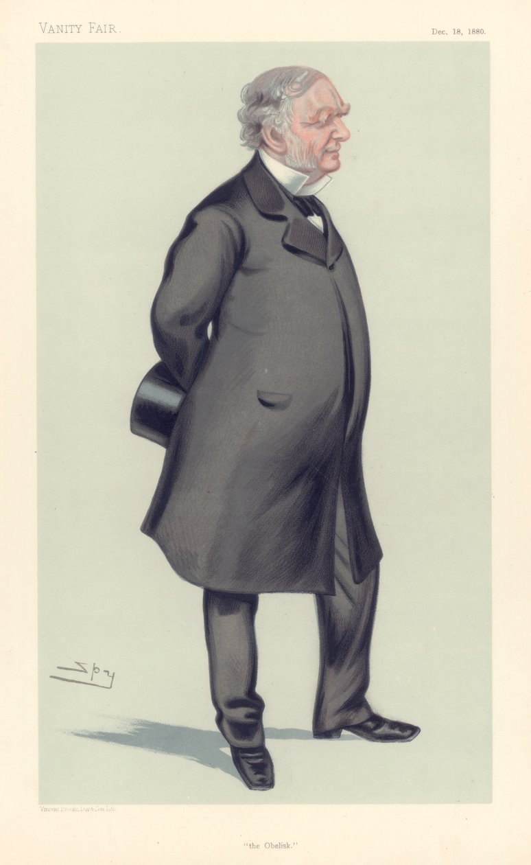 Erasmus Wilson, angielski chirurg i antykwariusz, 1880 autorstwa Leslie Matthew Ward