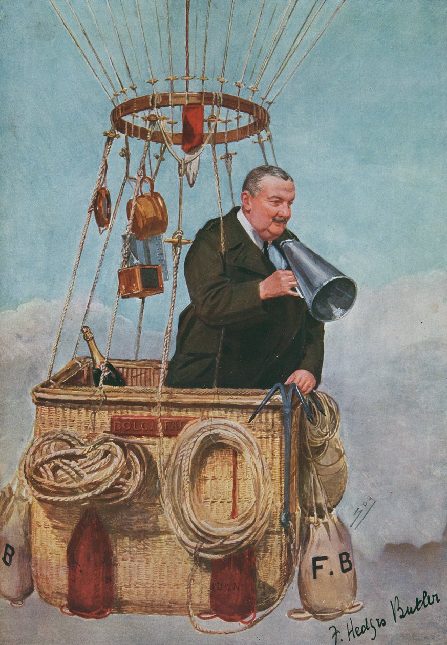 Frank Hedges Butler, ilustracja z Targu próżności, 11 grudnia 1907 r. autorstwa Leslie Matthew Ward
