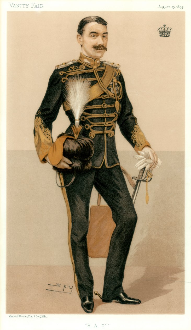 HAC, hrabia Denbigh, 1894. autorstwa Leslie Matthew Ward