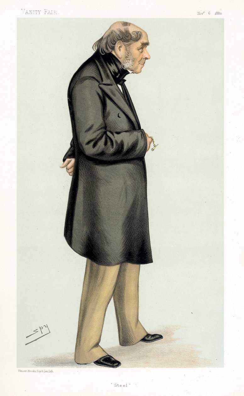 Henry Bessemer, brytyjski inżynier, wynalazca i przemysłowiec, 1880 autorstwa Leslie Matthew Ward