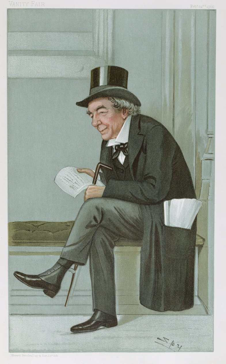 James Staats Forbes, Karykatura „Szpieg” z Vanity Fair, wyd. 1900 autorstwa Leslie Matthew Ward